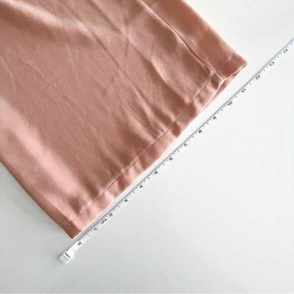 Asos Influence Jumpsuit Choker Culotte Blush Women's 8 Black Trim Back Zip - Picture 10 of 12